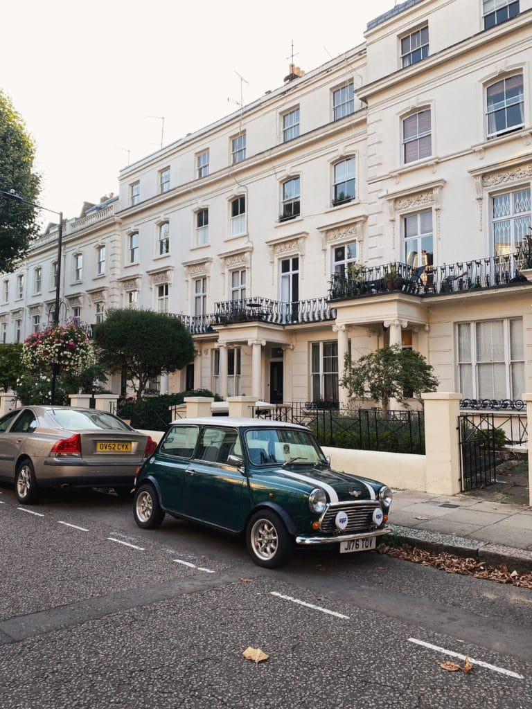 Houses in the South Kensington area of London, where Quintessentially operated estate agents